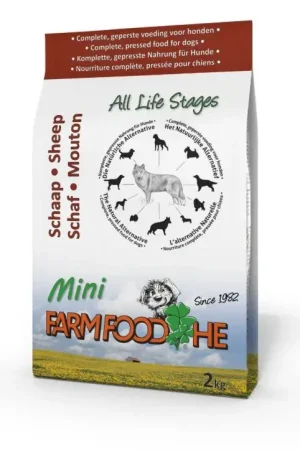 Beperkte Voorraad Farm Food HE Schaap pup/mini 2 kg